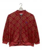 Needles×SASQUATCHfabrix.ニードルズ×サスクワッチファブリックス）の古着「総柄トラックブルゾン」｜レッド