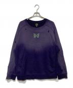 Needlesニードルズ）の古着「DECONSTRUCTED SWEATSHIRT」｜パープル
