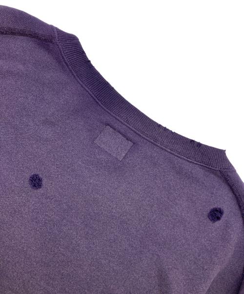 Needles（ニードルズ）Needles (ニードルズ) DECONSTRUCTED SWEATSHIRT パープル サイズ:XLの古着・服飾アイテム