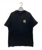stussyステューシー）の古着「プリントTシャツ」｜ブラック