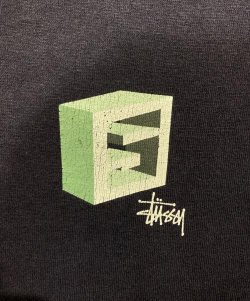 stussy（ステューシー）stussy (ステューシー) プリントTシャツ ブラック サイズ:Lの古着・服飾アイテム