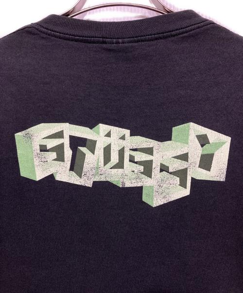 stussy（ステューシー）stussy (ステューシー) プリントTシャツ ブラック サイズ:Lの古着・服飾アイテム