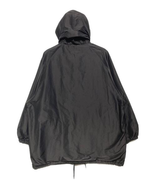 COMOLI（コモリ）COMOLI (コモリ) コットンシルク フーデッドコート ブラック サイズ:3の古着・服飾アイテム