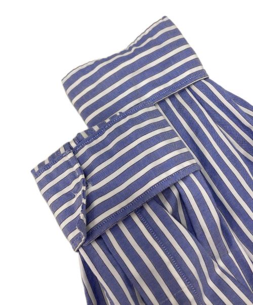 HEUGN（ユーゲン）HEUGN (ユーゲン) ROB Band Collar Shirt ブルー サイズ:3の古着・服飾アイテム