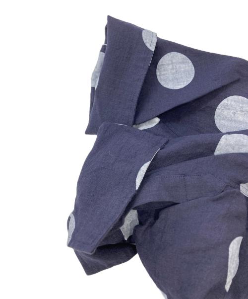 Y's（ワイズ）Y's (ワイズ) リネンブラウス ネイビー サイズ:2の古着・服飾アイテム