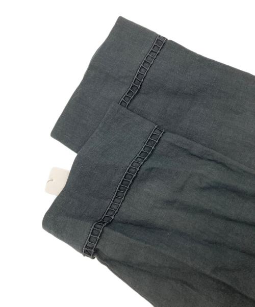 house of lotus（ハウスオブロータス）house of lotus (ハウスオブロータス) リネンラダーレースビッグポケットシャツ ブラック サイズ:M 未使用品の古着・服飾アイテム