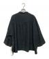 house of lotus (ハウスオブロータス) リネンラダーレースビッグポケットシャツ ブラック サイズ:M 未使用品：12000円