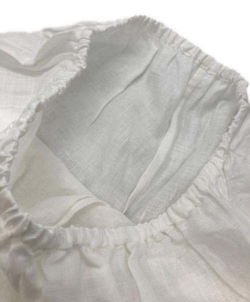 house of lotus（ハウスオブロータス）house of lotus (ハウスオブロータス) リネンフリルパンツ ホワイト サイズ:M 未使用品の古着・服飾アイテム