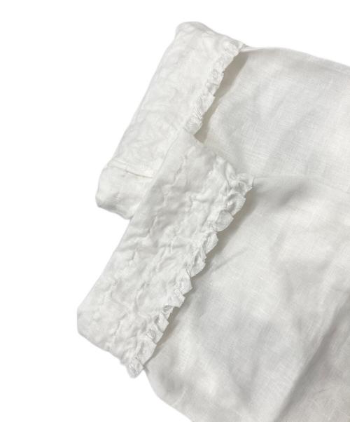 house of lotus（ハウスオブロータス）house of lotus (ハウスオブロータス) リネンフリルパンツ ホワイト サイズ:M 未使用品の古着・服飾アイテム