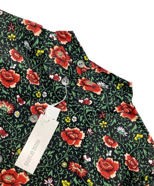 house of lotus（ハウスオブロータス）house of lotus (ハウスオブロータス) 花柄ロングスリーブマキシドレス グリーン×ブラック サイズ:M 未使用品の古着・服飾アイテム