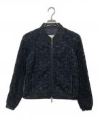 MONCLERモンクレール）の古着「Black Flowers Embroidered Light Jacket」｜ブラック