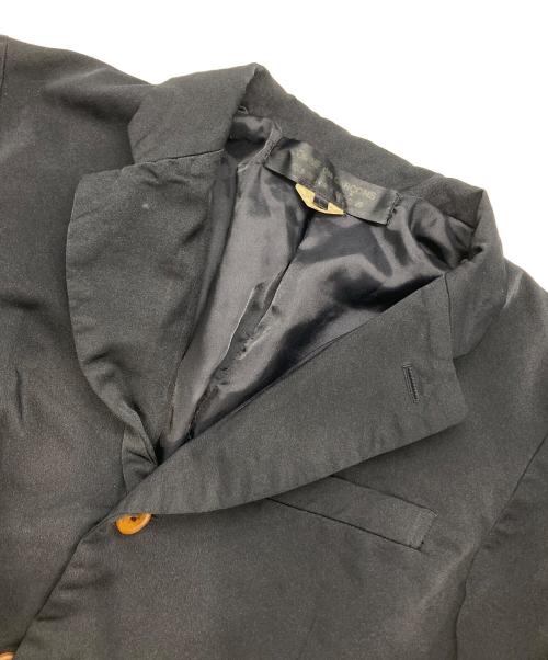 COMME des GARCONS COMME des GARCONS（コムデギャルソン コムデギャルソン）COMME des GARCONS COMME des GARCONS (コムデギャルソン コムデギャルソン) ポリ縮絨ガーメントダイバックプリーツAライン3Bテーラードジャケット ネイビー サイズ:Lの古着・服飾アイテム