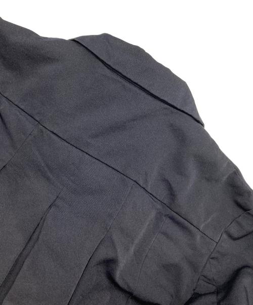 COMME des GARCONS COMME des GARCONS（コムデギャルソン コムデギャルソン）COMME des GARCONS COMME des GARCONS (コムデギャルソン コムデギャルソン) ポリ縮絨ガーメントダイバックプリーツAライン3Bテーラードジャケット ネイビー サイズ:Lの古着・服飾アイテム