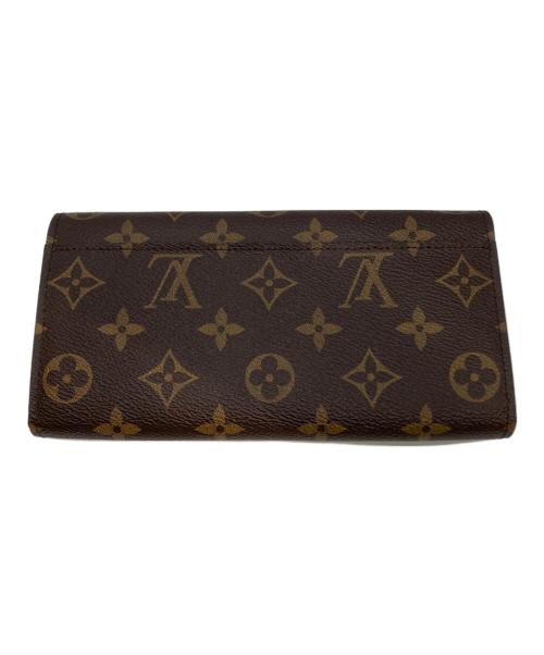 LOUIS VUITTON（ルイ ヴィトン）LOUIS VUITTON (ルイ ヴィトン) ポルトフォイユ・サラ 長財布 ブラウンの古着・服飾アイテム