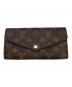 LOUIS VUITTON（ルイ ヴィトン）の古着「ポルトフォイユ・サラ 長財布」｜ブラウン
