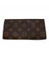 LOUIS VUITTON (ルイ ヴィトン) ポルトフォイユ・サラ 長財布 ブラウン：75000円