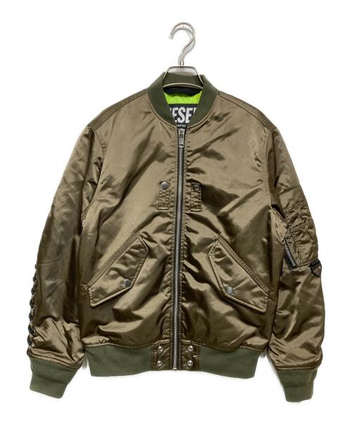 DIESEL（ディーゼル）DIESEL (ディーゼル) フライトジャケット オリーブ サイズ:XSの古着・服飾アイテム