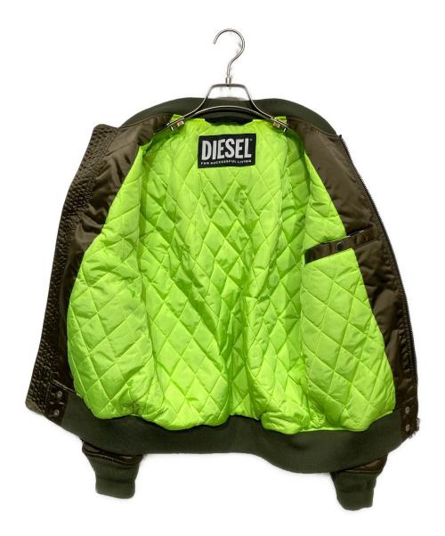 DIESEL（ディーゼル）DIESEL (ディーゼル) フライトジャケット オリーブ サイズ:XSの古着・服飾アイテム