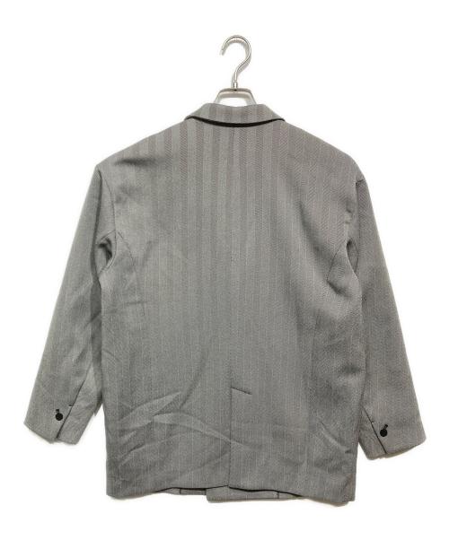 ELENDEEK（エレンディーク）ELENDEEK (エレンディーク) ヘリンボーンオーバージャケット グレー サイズ:Freeの古着・服飾アイテム