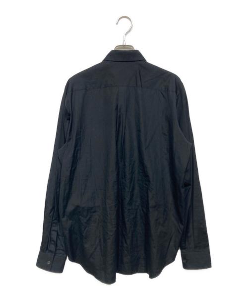 BLACK COMME des GARCONS（ブラックコムデギャルソン）BLACK COMME des GARCONS (ブラックコムデギャルソン) ベルテット ハーネス シャツ ブラック サイズ:Lの古着・服飾アイテム