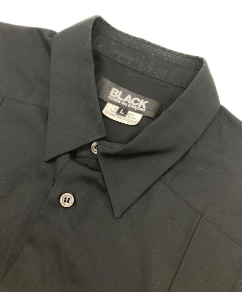 BLACK COMME des GARCONS（ブラックコムデギャルソン）BLACK COMME des GARCONS (ブラックコムデギャルソン) ベルテット ハーネス シャツ ブラック サイズ:Lの古着・服飾アイテム