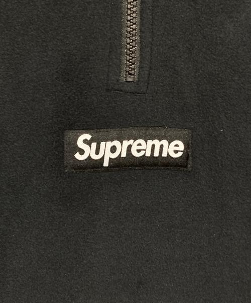SUPREME（シュプリーム）SUPREME (シュプリーム) Polartec Facemask Half Zip Hooded Sweatshirt（ポーラテック フェイスマスク ハーフ ジップ フーデッド スウェット） ブラック サイズ:Ｍの古着・服飾アイテム