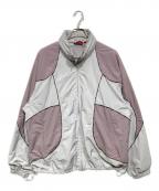 SUPREMEシュプリーム）の古着「Logo Piping Hooded Track Jacket」｜グレー