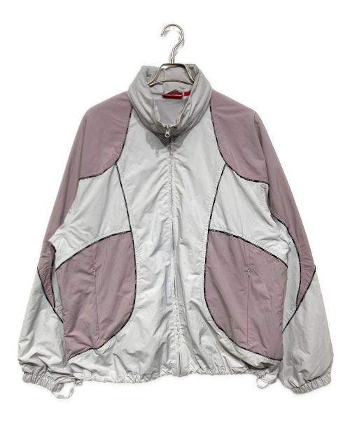 SUPREME（シュプリーム）SUPREME (シュプリーム) Logo Piping Hooded Track Jacket グレー サイズ:Lの古着・服飾アイテム