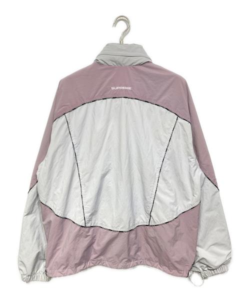 SUPREME（シュプリーム）SUPREME (シュプリーム) Logo Piping Hooded Track Jacket グレー サイズ:Lの古着・服飾アイテム