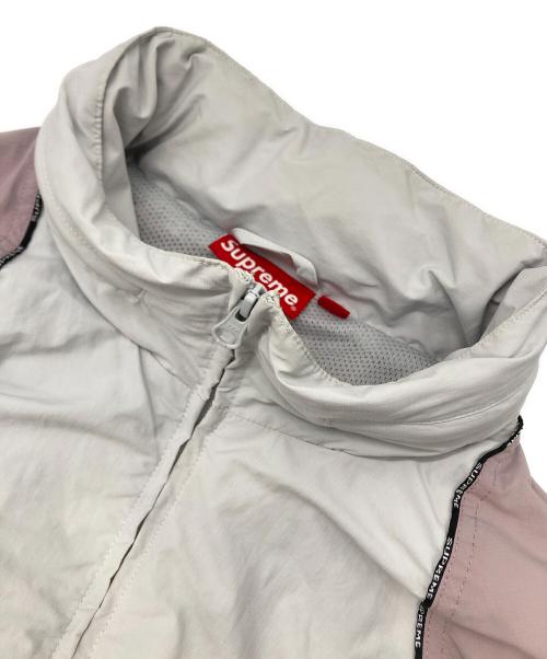 SUPREME（シュプリーム）SUPREME (シュプリーム) Logo Piping Hooded Track Jacket グレー サイズ:Lの古着・服飾アイテム