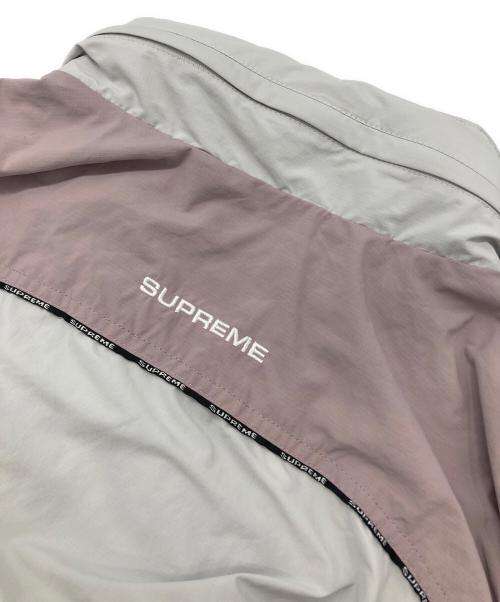 SUPREME（シュプリーム）SUPREME (シュプリーム) Logo Piping Hooded Track Jacket グレー サイズ:Lの古着・服飾アイテム