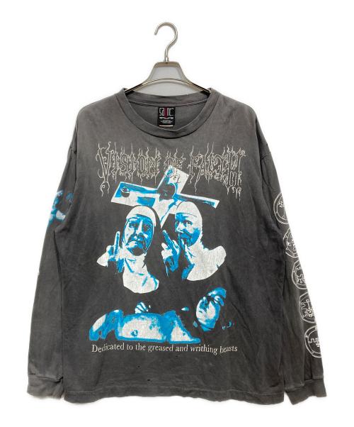 SAINT MICHAEL（セントマイケル）SAINT MICHAEL (セントマイケル) SISTERS L/S TEE グレー サイズ:XLの古着・服飾アイテム