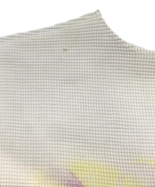 me ISSEY MIYAKE（ミーイッセイ ミヤケ）me ISSEY MIYAKE (ミーイッセイ ミヤケ) ケーキプリントノースリーブプリーツカットソー マルチカラー サイズ:不明の古着・服飾アイテム