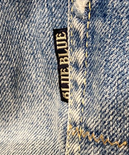 BLUE BLUE（ブルーブルー）BLUE BLUE (ブルーブルー) リペア加工デニムパンツ インディゴ サイズ:32の古着・服飾アイテム