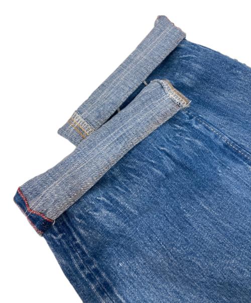 BLUE BLUE（ブルーブルー）BLUE BLUE (ブルーブルー) リペア加工デニムパンツ インディゴ サイズ:32の古着・服飾アイテム