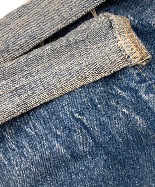 BLUE BLUE（ブルーブルー）BLUE BLUE (ブルーブルー) リペア加工デニムパンツ インディゴ サイズ:32の古着・服飾アイテム