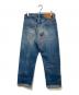 BLUE BLUE (ブルーブルー) リペア加工デニムパンツ インディゴ サイズ:32：18000円