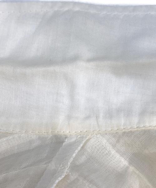 MIU MIU（ミュウミュウ）MIU MIU (ミュウミュウ) フリルレースワンピース アイボリー サイズ:40の古着・服飾アイテム