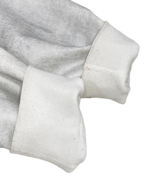 MM6 Maison Margiela（エムエムシックスメゾンマルジェラ）MM6 Maison Margiela (エムエムシックスメゾンマルジェラ) SUPREME (シュプリーム) Foil Box Logo Hooded Sweatshirt ホワイト×シルバー サイズ:Mの古着・服飾アイテム