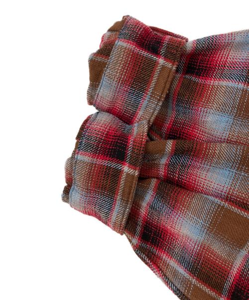 PENDLETON（ペンドルトン）PENDLETON (ペンドルトン) オープンカラーオンブレチェックシャツ レッド サイズ:Mの古着・服飾アイテム