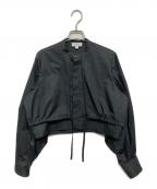 HYKEハイク）の古着「T/C BALLOON SLEEVE BLOUSE」｜ブラック