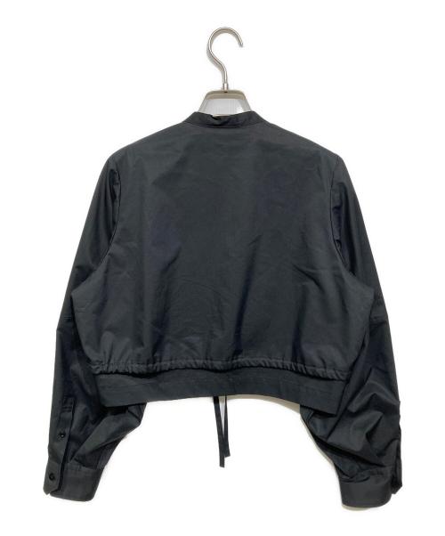 HYKE（ハイク）HYKE (ハイク) T/C BALLOON SLEEVE BLOUSE ブラック サイズ:1の古着・服飾アイテム