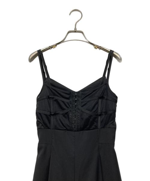JOSE MOON（ジョゼムーン）JOSE MOON (ジョゼムーン) BUSTIER JUMPSUIT ブラック サイズ:36の古着・服飾アイテム