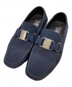 Salvatore Ferragamoサルヴァトーレ フェラガモ）の古着「ドライビングシューズ」｜ネイビー