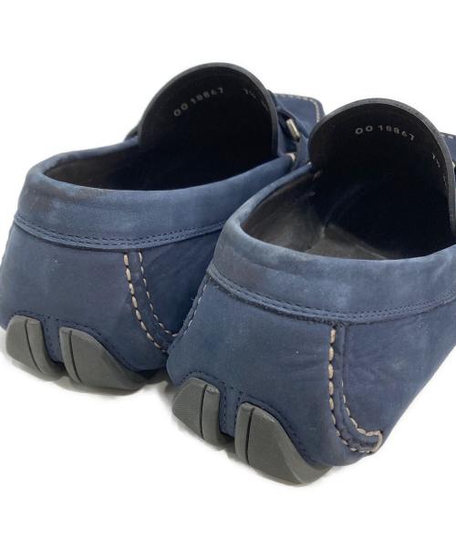 Salvatore Ferragamo（サルヴァトーレ フェラガモ）Salvatore Ferragamo (サルヴァトーレ フェラガモ) ドライビングシューズ ネイビー サイズ:7 1/2の古着・服飾アイテム