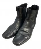 Salvatore Ferragamoサルヴァトーレ フェラガモ）の古着「サイドゴアブーツ」｜ブラック