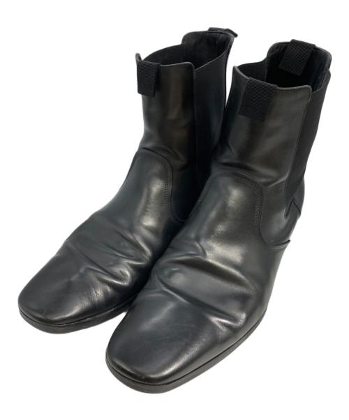 Salvatore Ferragamo（サルヴァトーレ フェラガモ）Salvatore Ferragamo (サルヴァトーレ フェラガモ) サイドゴアブーツ ブラック サイズ:9 1/2の古着・服飾アイテム