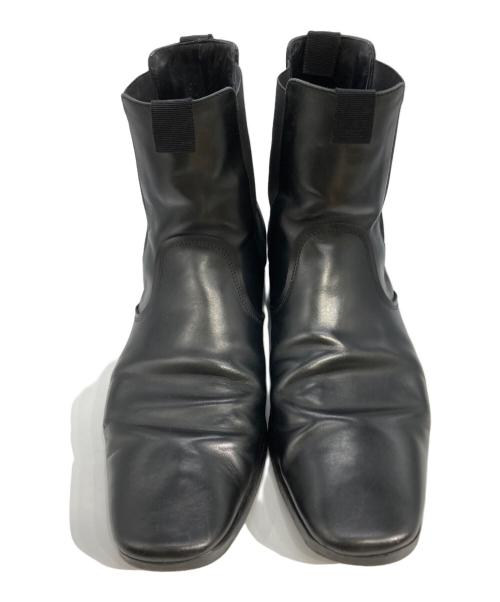 Salvatore Ferragamo（サルヴァトーレ フェラガモ）Salvatore Ferragamo (サルヴァトーレ フェラガモ) サイドゴアブーツ ブラック サイズ:9 1/2の古着・服飾アイテム