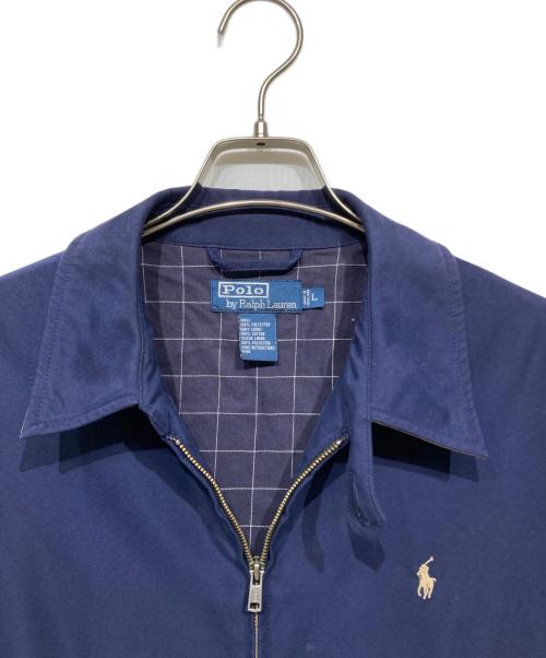 POLO RALPH LAUREN（ポロ・ラルフローレン）POLO RALPH LAUREN (ポロ・ラルフローレン) スイングトップ ネイビー サイズ:Lの古着・服飾アイテム
