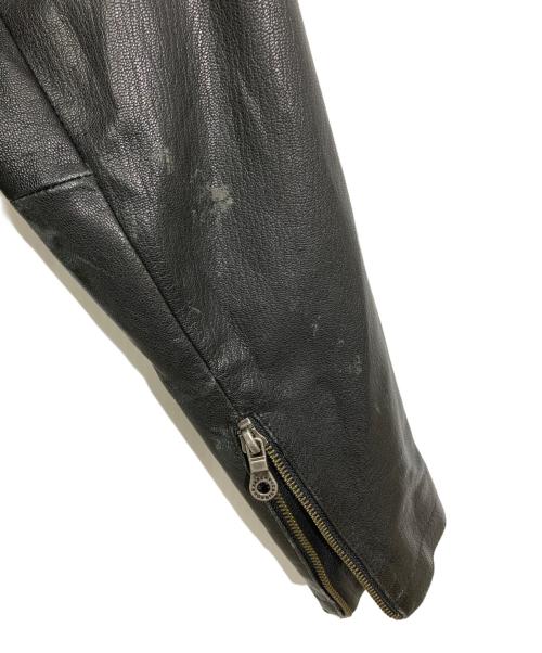 HARLEY-DAVIDSON（ハーレーダビッドソン）HARLEY-DAVIDSON (ハーレーダビッドソン) シングルライダースジャケット ブラック サイズ:Sの古着・服飾アイテム